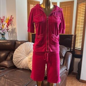 Juicy Couture vintage pink terry set